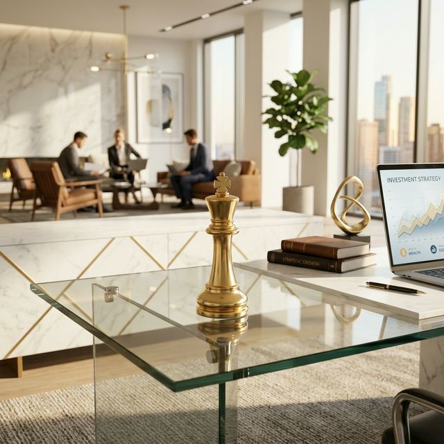 Strategic Investment Chess Piece