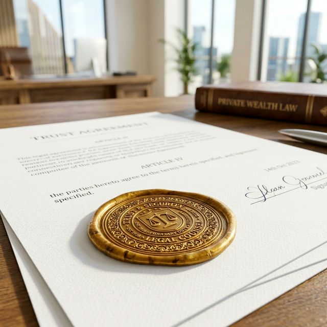 Legal Trust and Security Seal